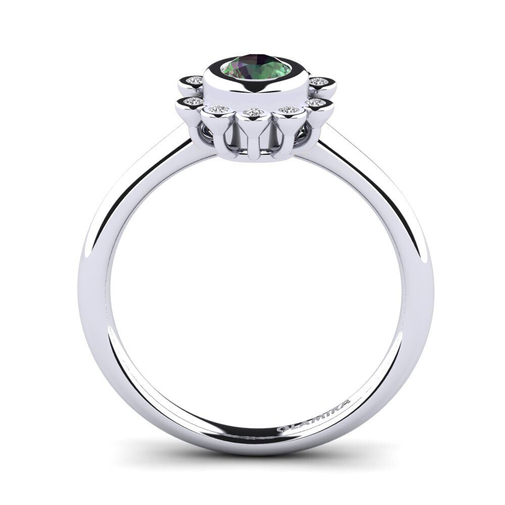 Mystic Topaz Engagement Ring Guava