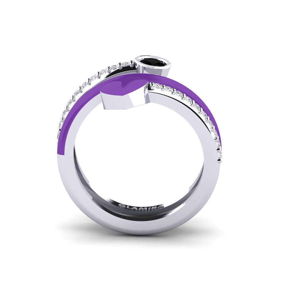 Schwarzer Diamant Ring Gula
