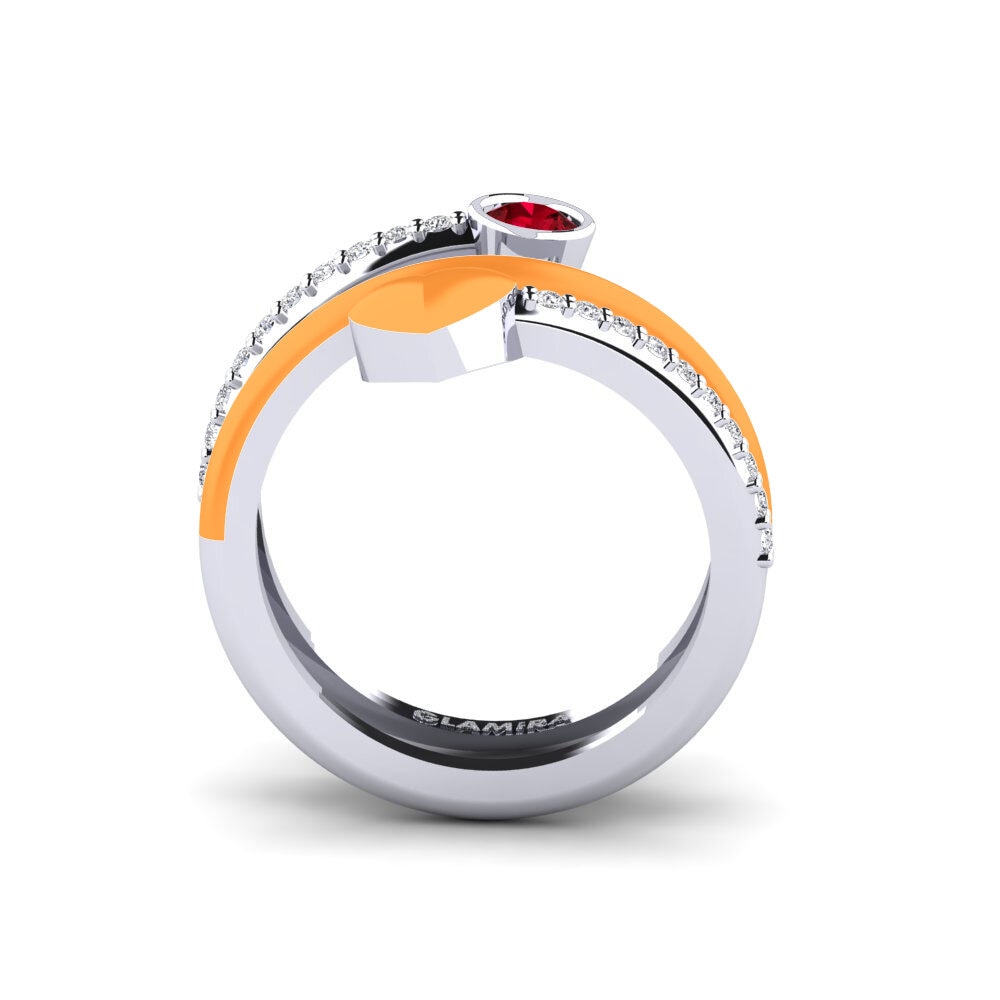 Red Zirconia Ring Gula