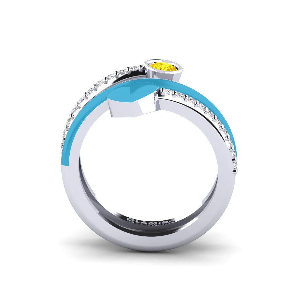 Gelber Saphir Ring Gula