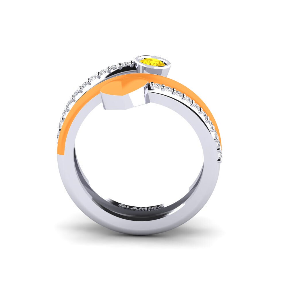 Gelber Saphir Ring Gula