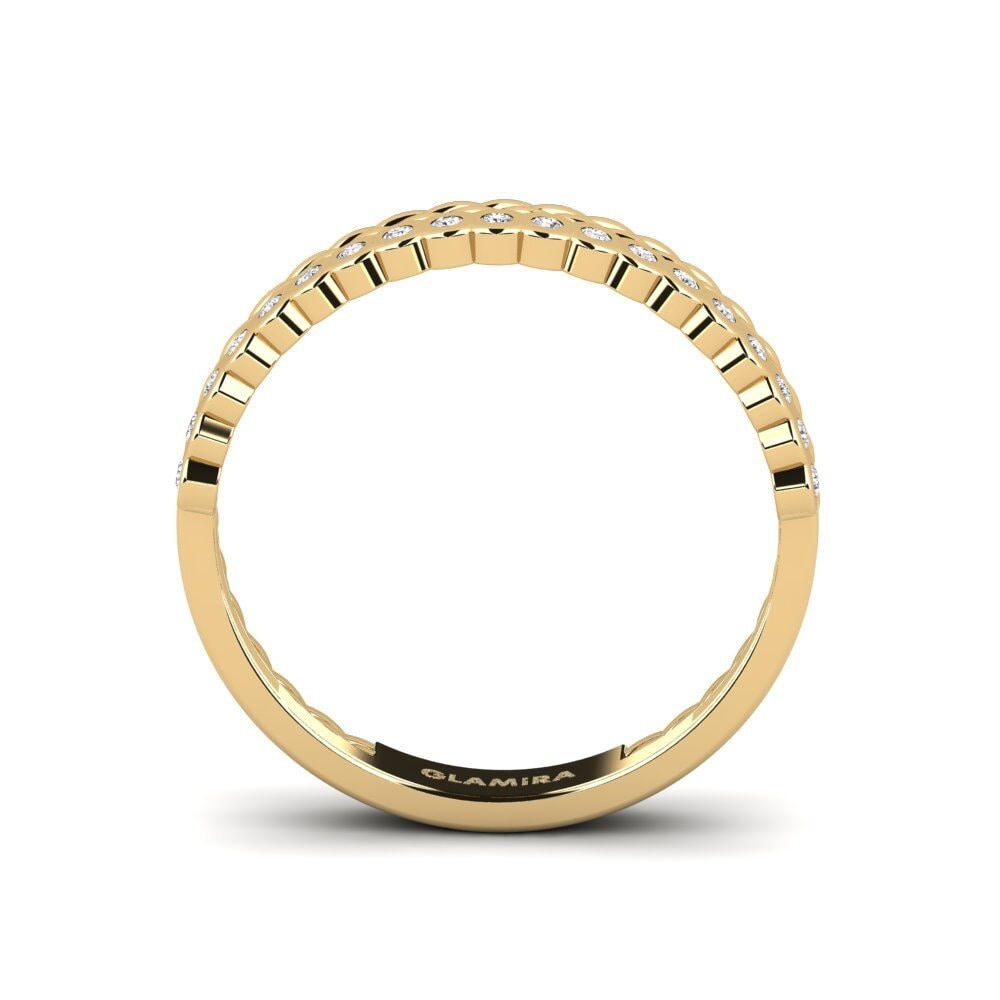 White sapphire Ring Gunillaess