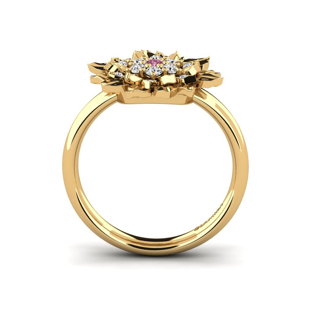 Granate Rhodolite Anillo Gunni