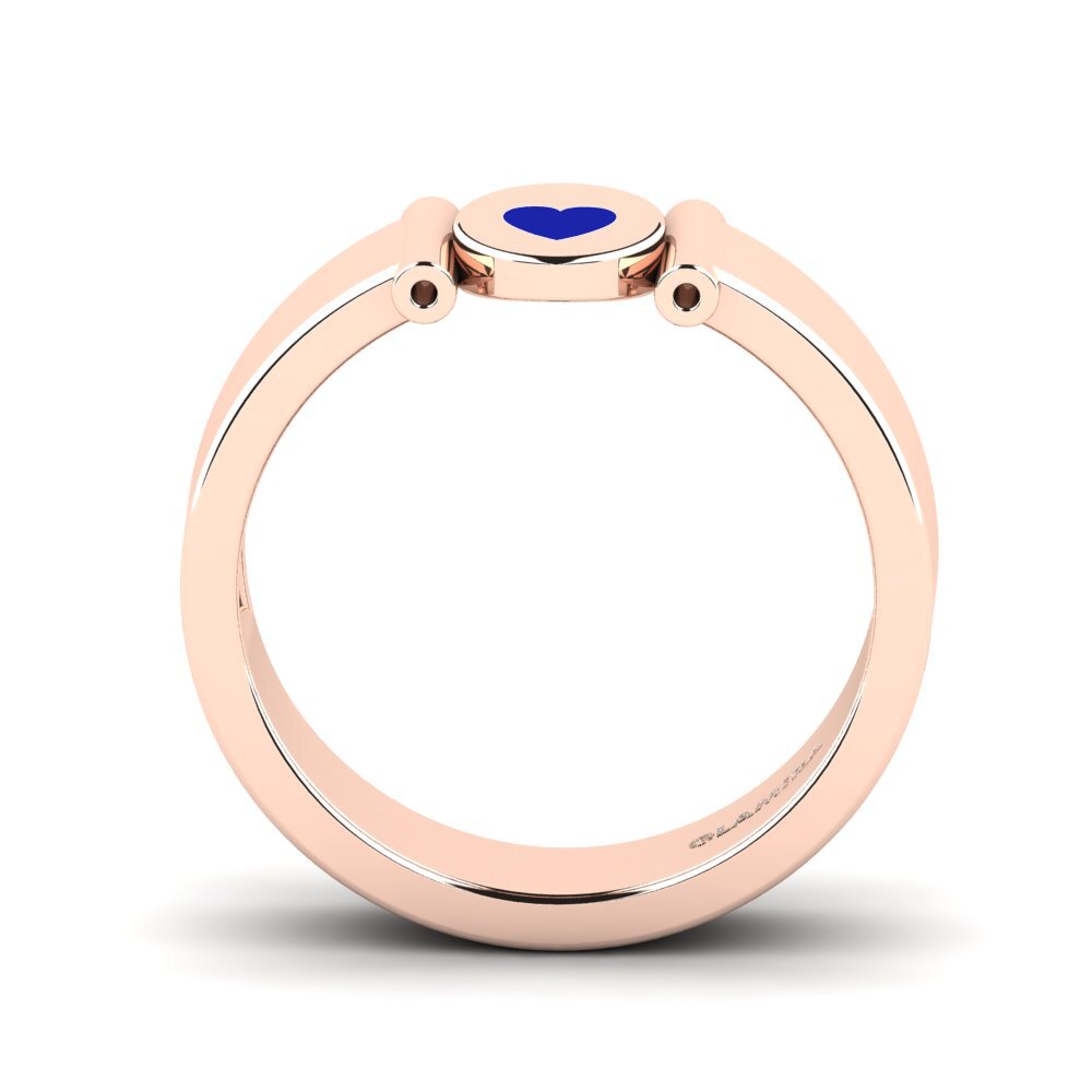 14ct Rose Gold Ring Guyot