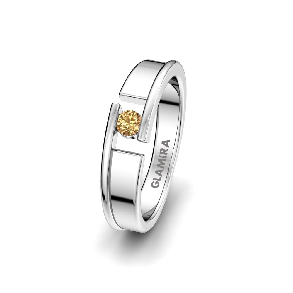 Hnědý diamant Dámský snubní prsteny Glittering Beauty
