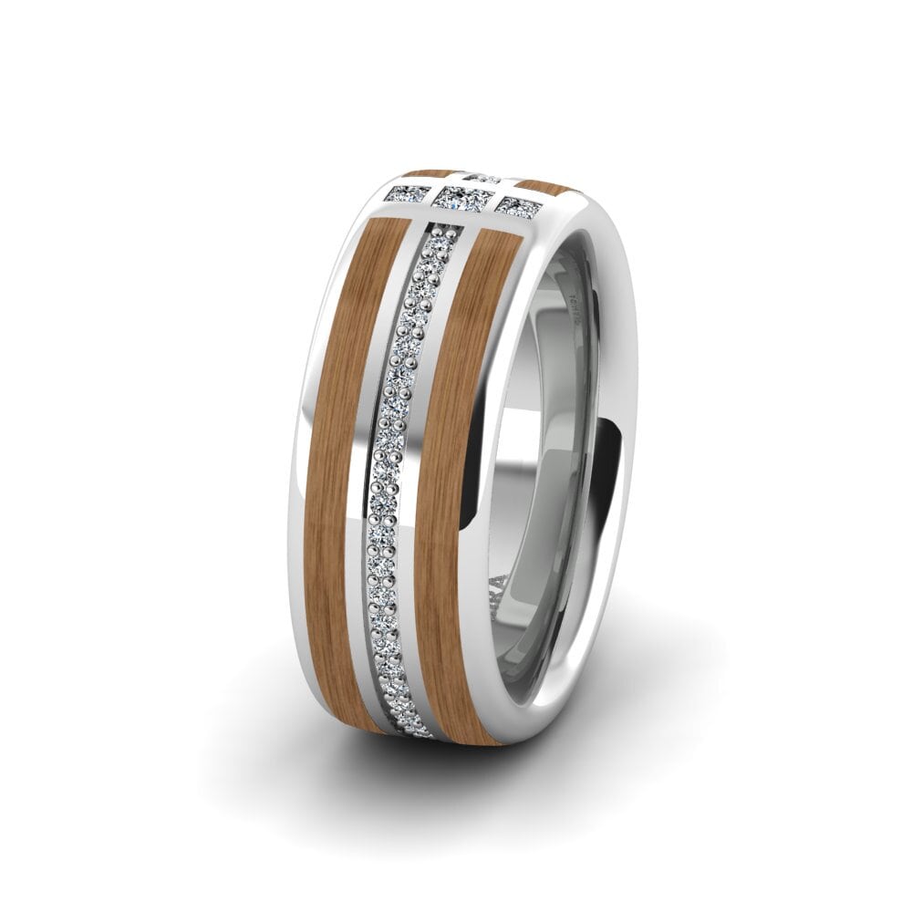 Cincin perkahwinan wanita Confident Duty 8 mm