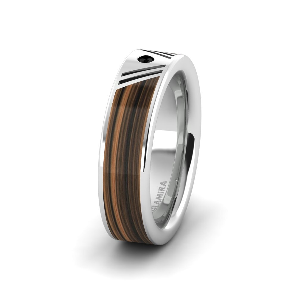 Black Onyx Women's Ring Confident Wind 6 mm