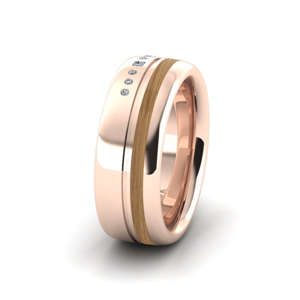 Cincin perkahwinan wanita Confident Magic 8 mm