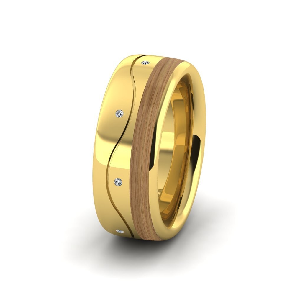 Cincin perkahwinan wanita Confident Queen 8 mm