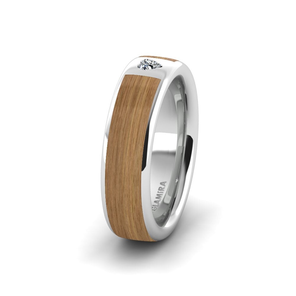 Cincin perkahwinan wanita Peaceful Luck 6 mm
