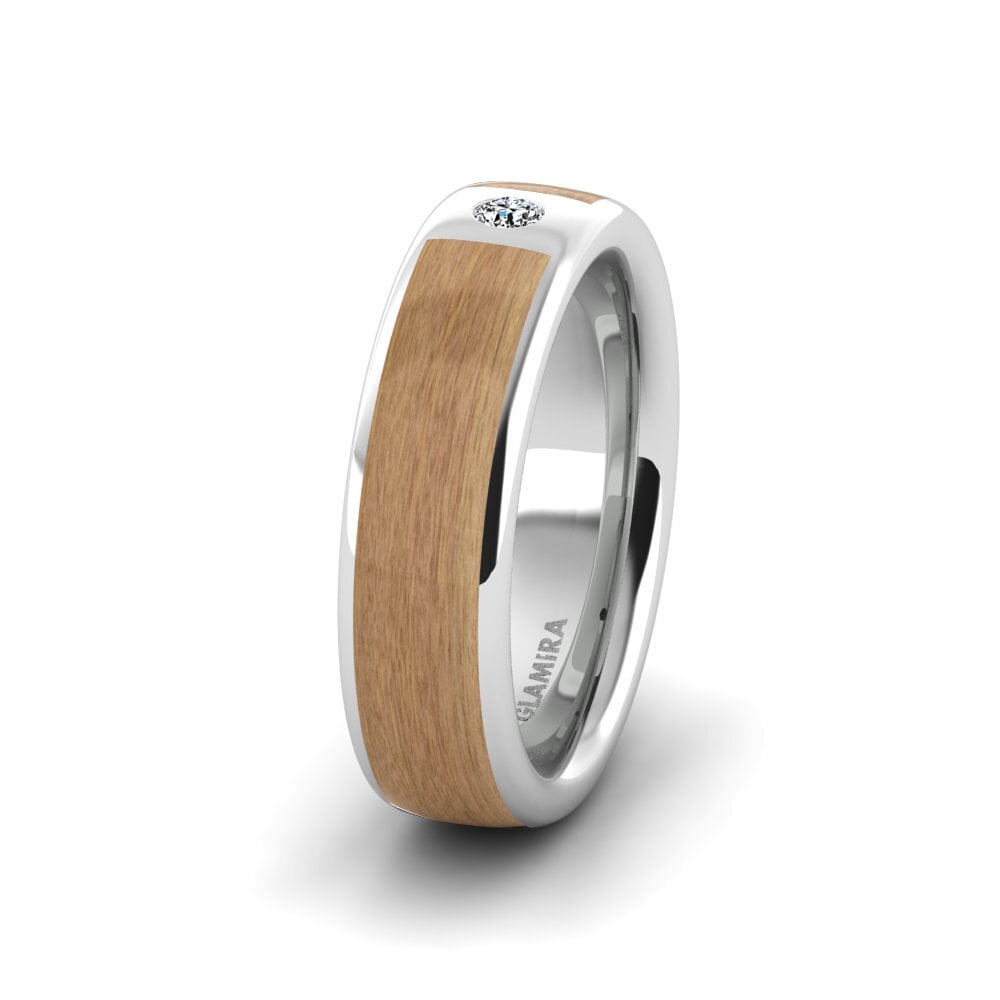 Cincin perkahwinan wanita Peaceful Step 6 mm