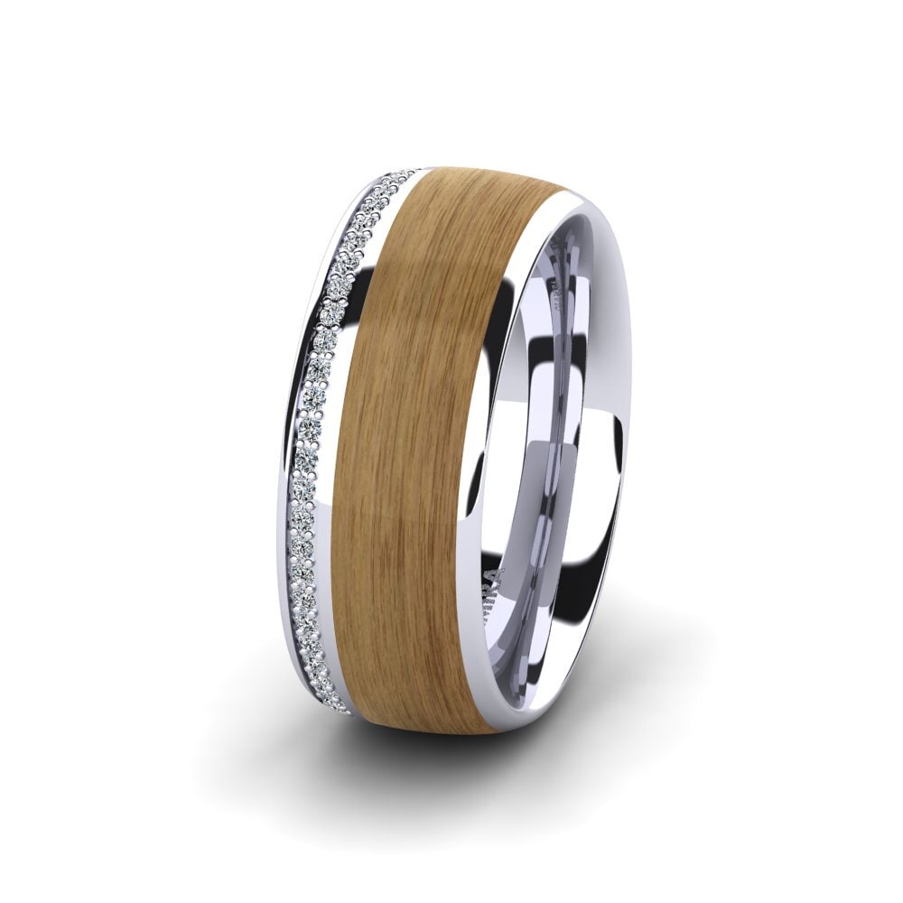 Cincin perkahwinan wanita Peaceful Twinkle 8 mm