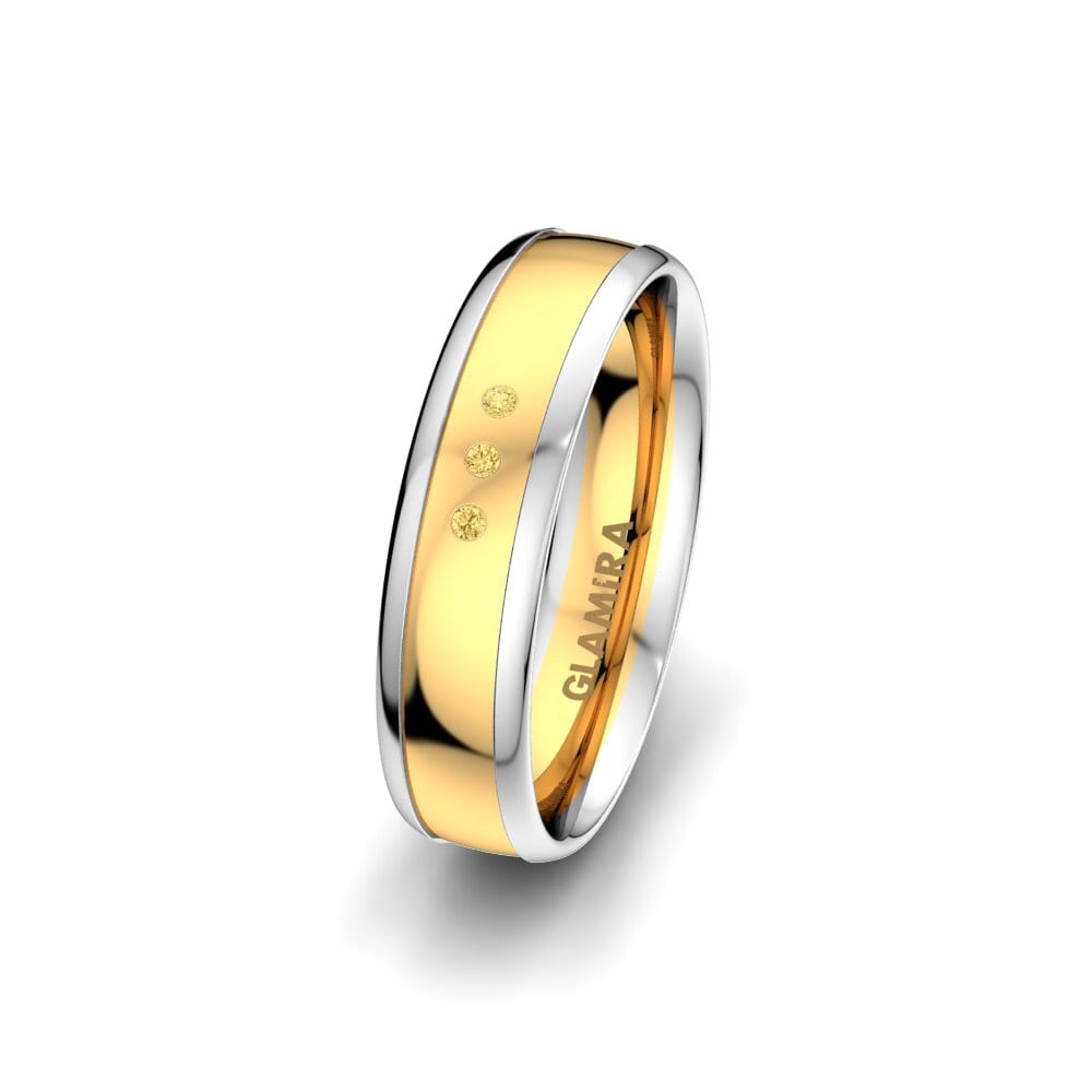 Diamant Jaune Alliance pour femme Splendid Lucy 5 mm