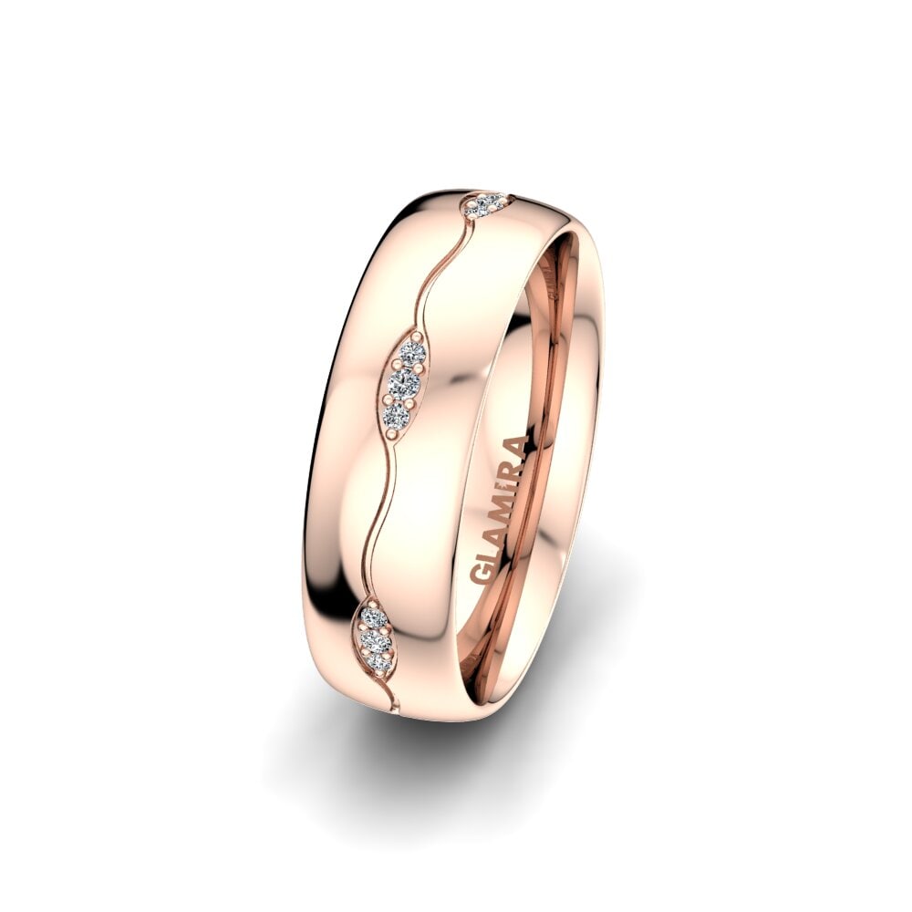 Anillo Boda Mujer Glamour Love 6 mm