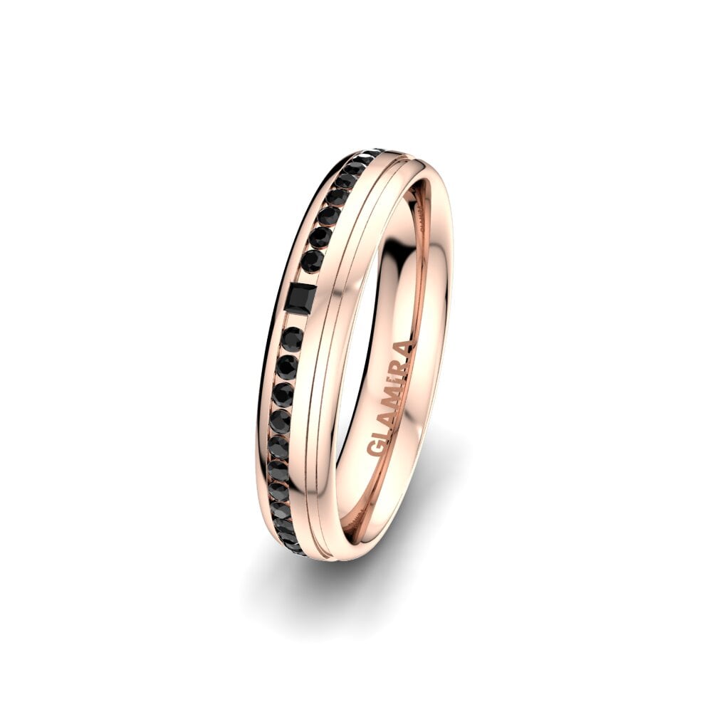 Siyah Safir Kadın Alyans Glorious Touch 4 mm