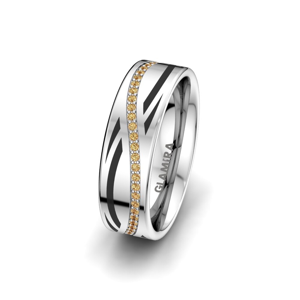 Hnědý diamant Dámský snubní prsteny Infinite Choice 6 mm