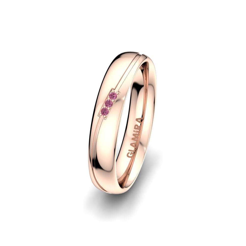 Grenat de Rhodolite Alliance pour femme Immortal Chic 4 mm