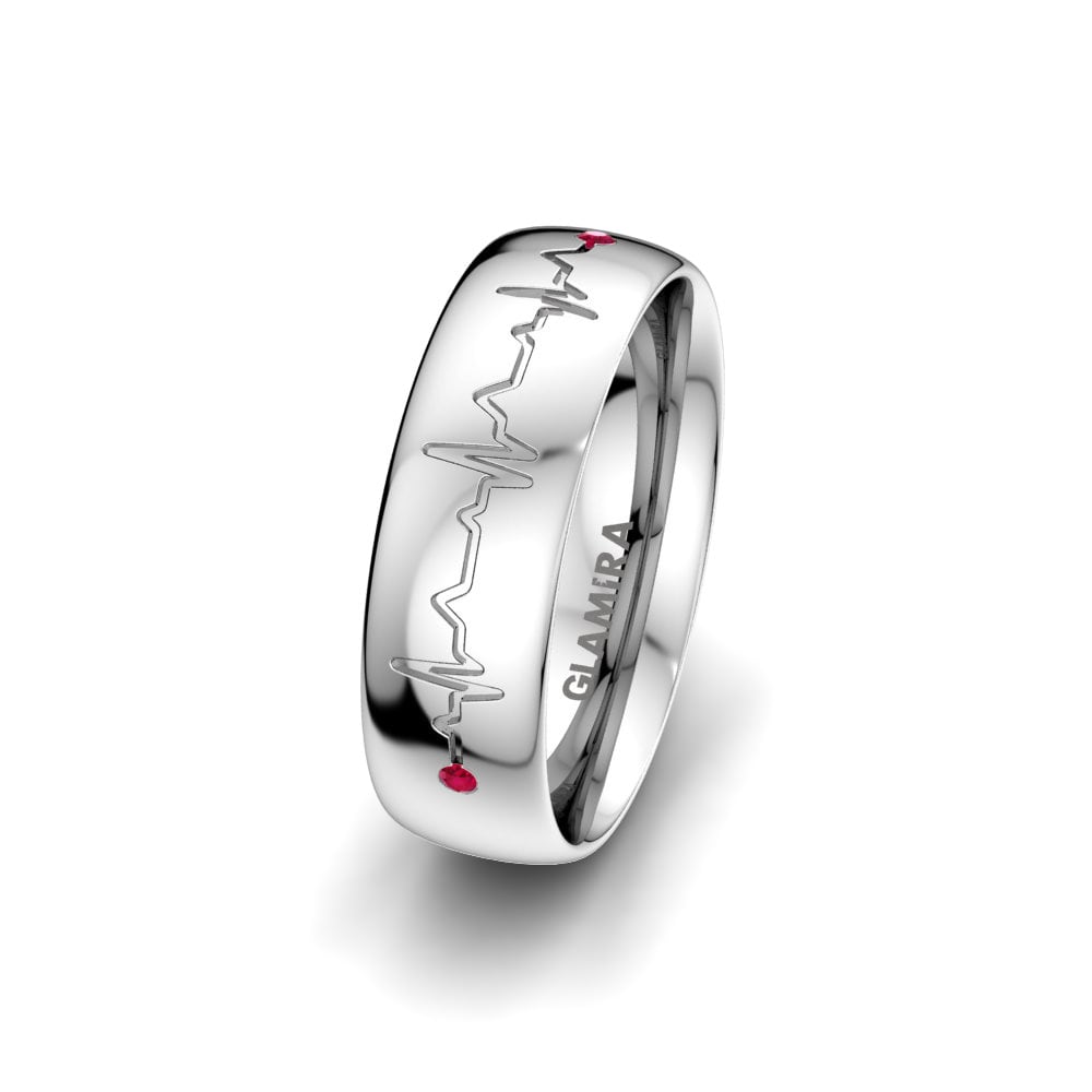 Ruby Women's Wedding Ring Fantastic Spell 6 mm