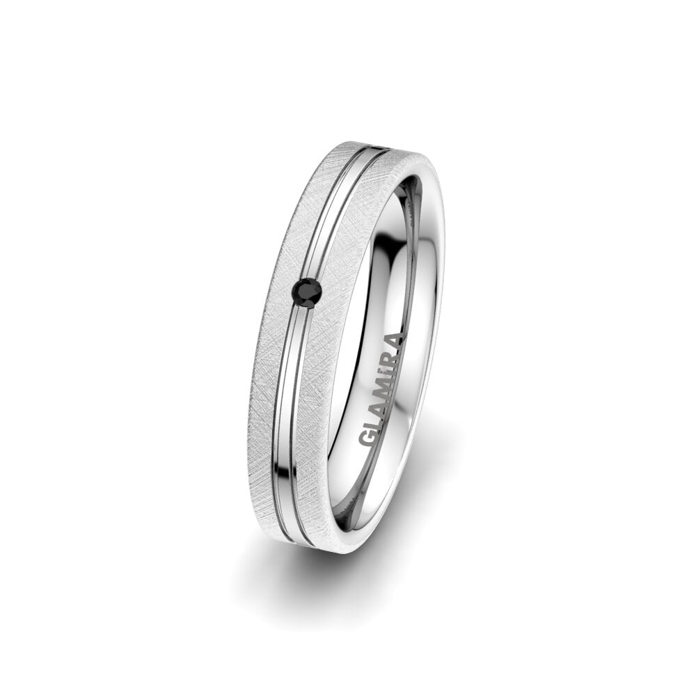 Black Onyx Women's Ring Exotic Serenity 4 mm