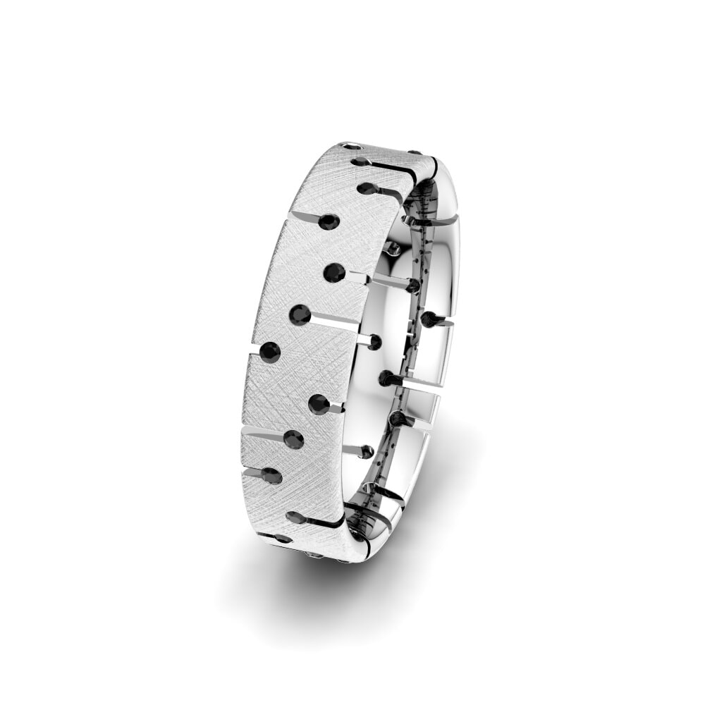 Fancy Black Onyx Women’s Wedding Rings