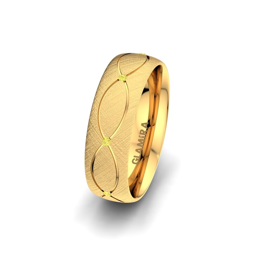 Order 0.056 Carat 18K Yellow Gold Yellow Sapphire Women