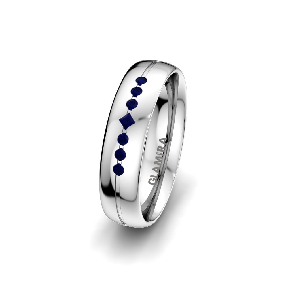 Sapphire Women's Wedding Ring Authentic Line 5 mm