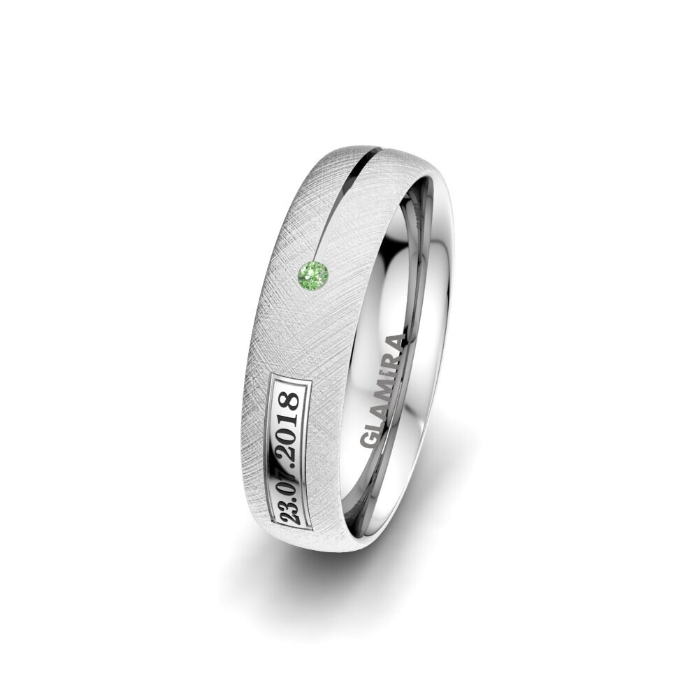 Diamant Vert Alliance pour femme Alluring Night 5 mm
