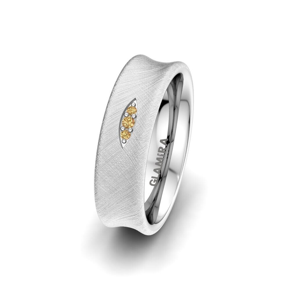 Brown Diamond Women's Wedding Ring Flawless Beauty 6 mm