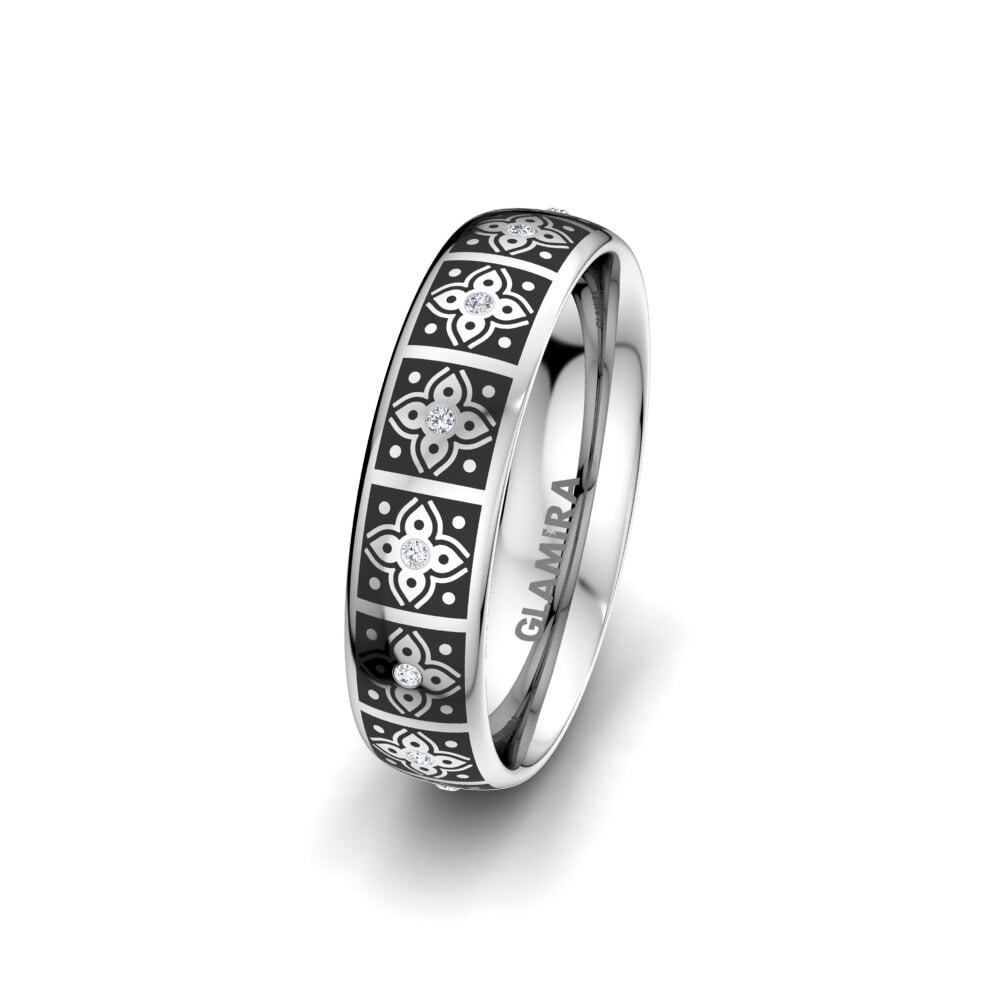 Diamant De Synthèse Alliance pour femme Alluring Emotion 5 mm