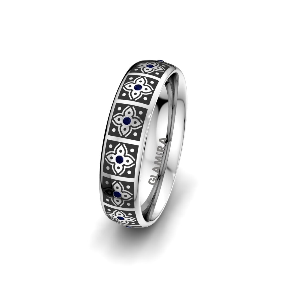 Sapphire Women's Wedding Ring Alluring Emotion 5 mm