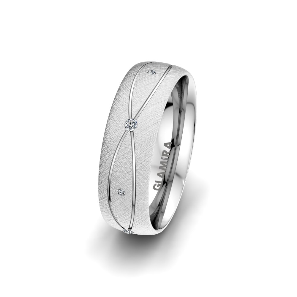 Palladium 9500 Alliance pour femme Romantic Shape 6 mm