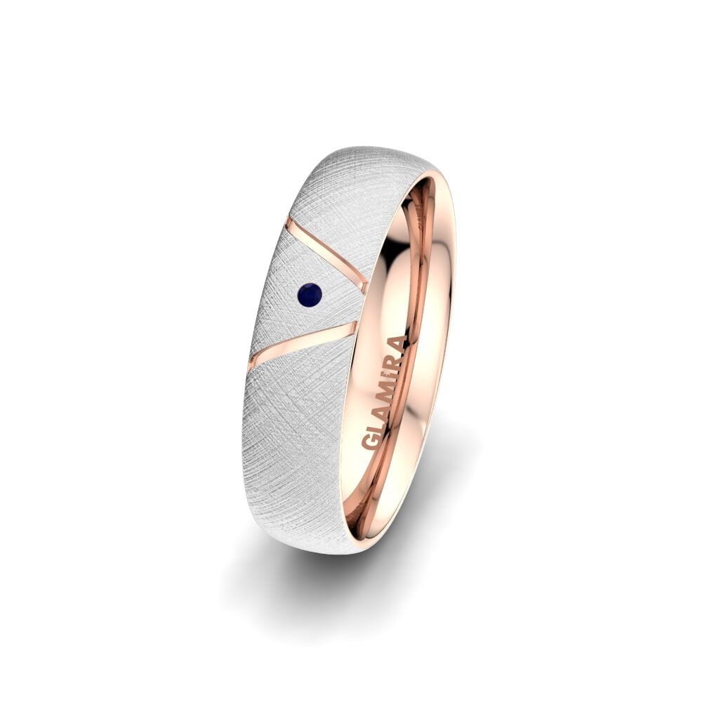Sapphire Women's Wedding Ring Noble Shape 5 mm