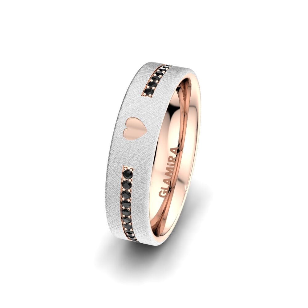 Black Onyx Women's Ring Passionate Waiting 5 mm