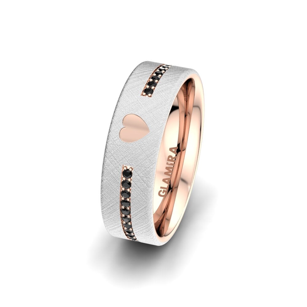 Black Onyx Women's Ring Passionate Waiting 6 mm