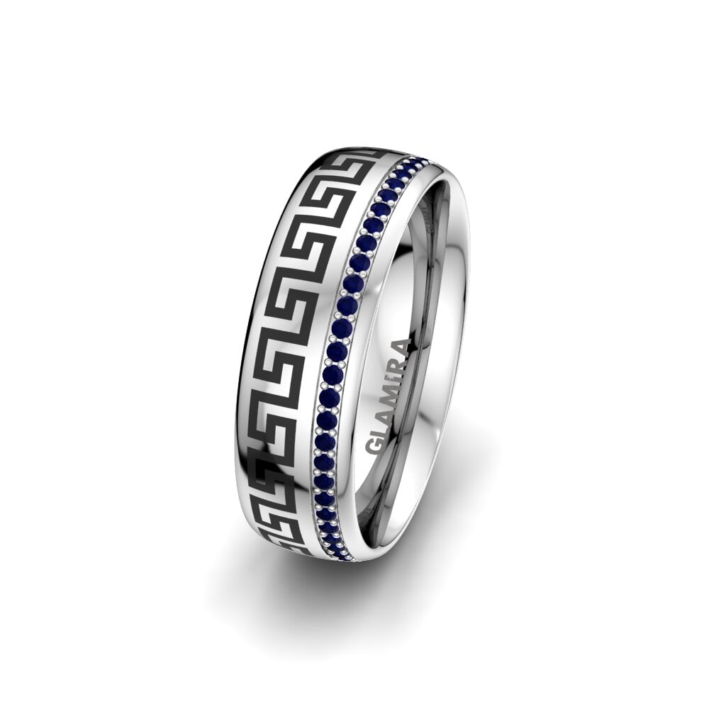 Sapphire Women's Wedding Ring Essential Happiness 6 mm