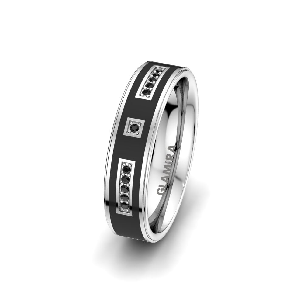Black Onyx Women's Ring Mystic Unity 5 mm