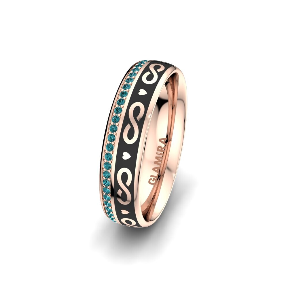 Alliances pour femmes Diamant Bleu Vintage