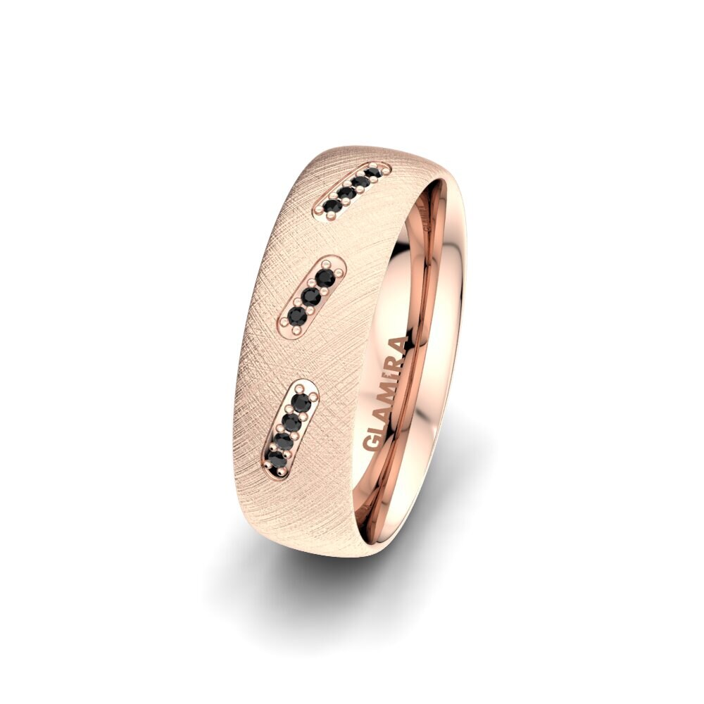 Saphir noir Alliance pour femme Infinite Light 6 mm