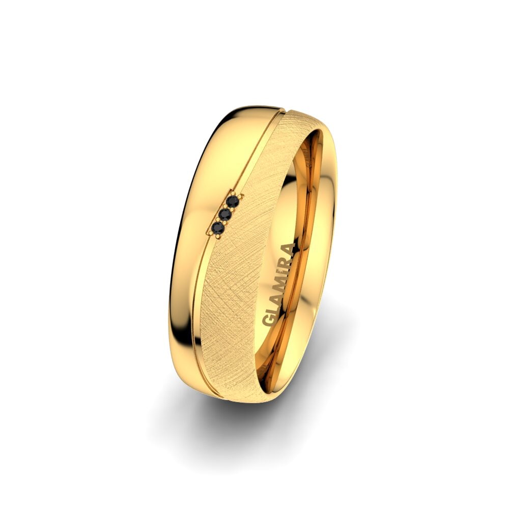 Zafiro negro Anillo Boda Mujer Romantic Touch 6 mm
