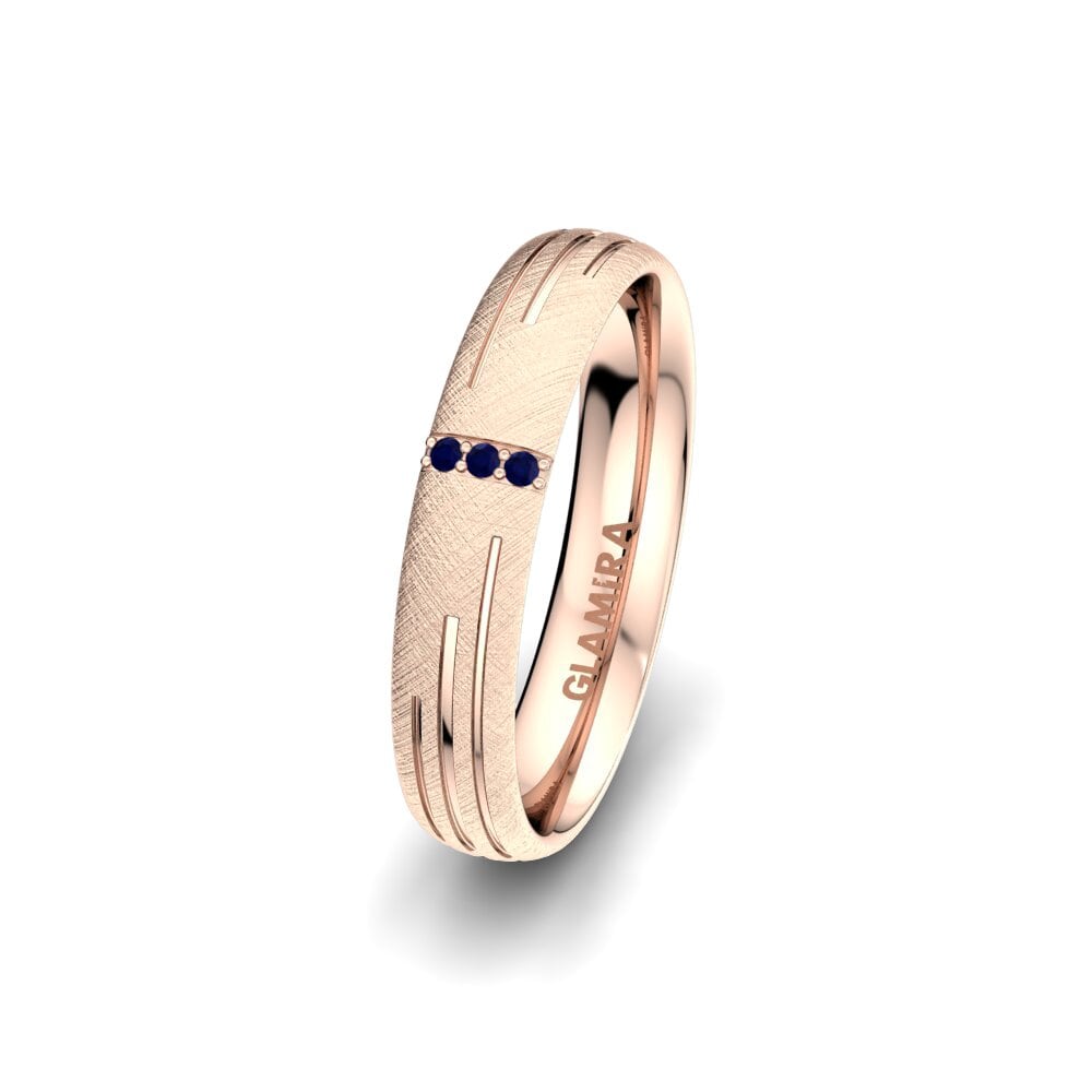 Safir Kadın Alyans Shimmering Road 4 mm