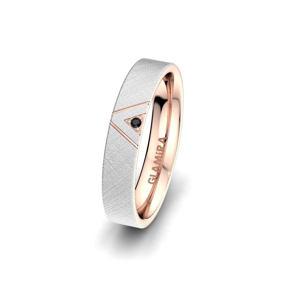 Black Onyx Women's Ring Unique Paradise 4 mm