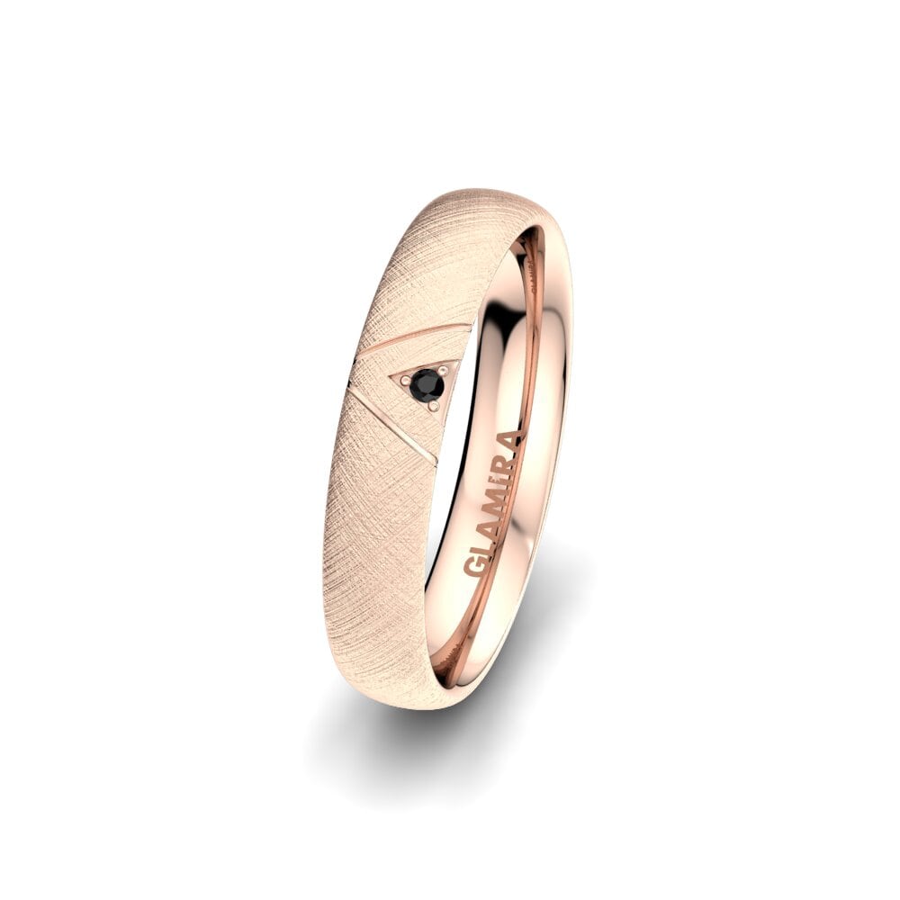 Siyah Safir Kadın Alyans Unique Paradise 4 mm