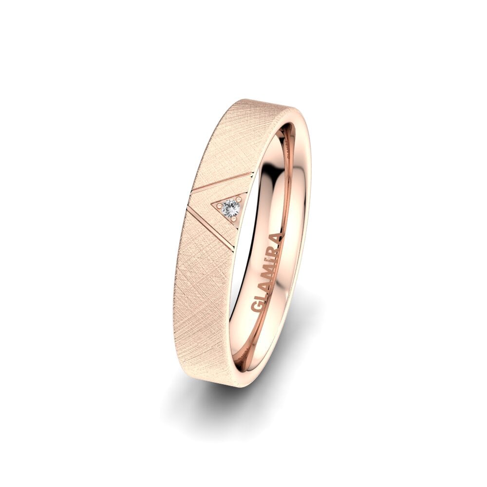 Diamant-safír Dámský snubní prsteny Unique Paradise 4 mm