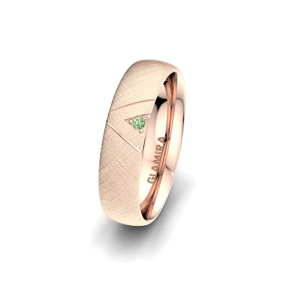 Diamant Vert Alliance pour femme Unique Paradise 5 mm