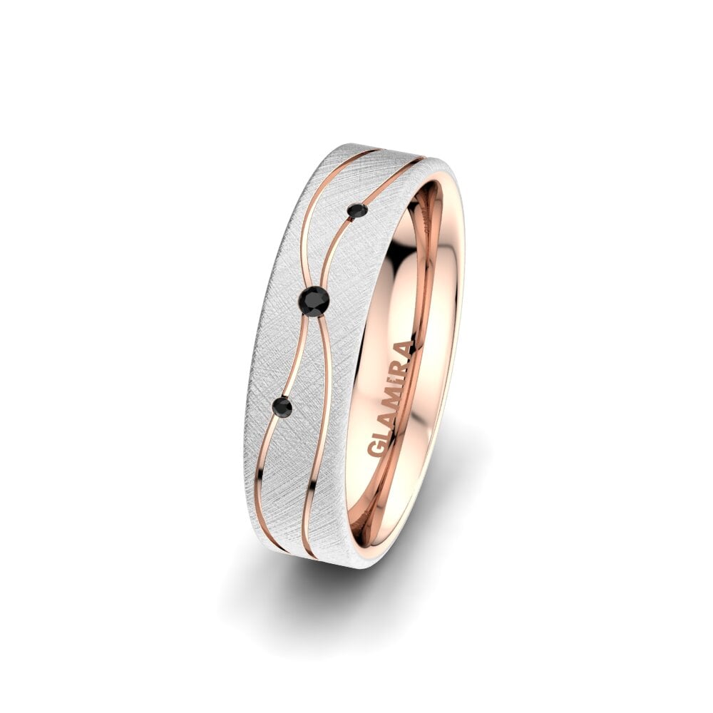 Black Onyx Women's Ring Universe Adore 5 mm