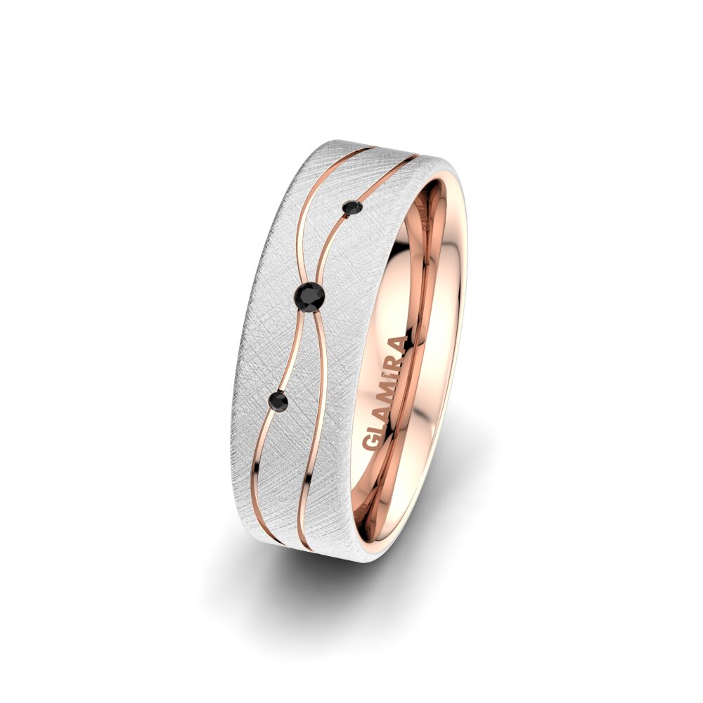 Black Onyx Women's Ring Universe Adore 6 mm