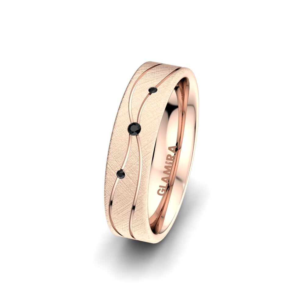 Černý diamant Dámský snubní prsteny Universe Adore 5 mm