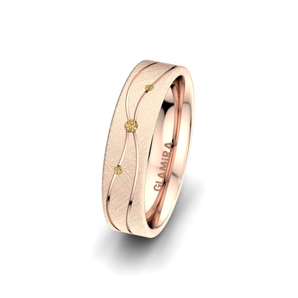 Hnědý diamant Dámský snubní prsteny Universe Adore 5 mm