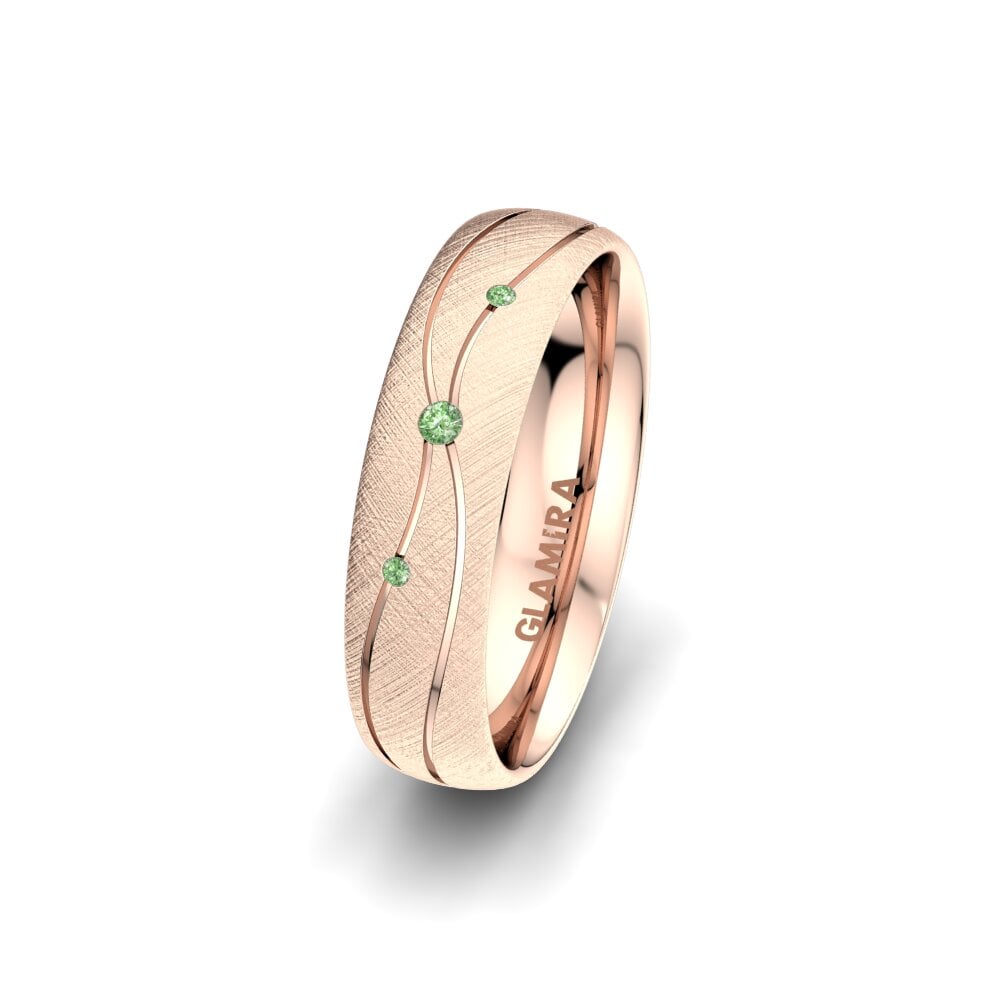 Diamante Verde Anillo Boda Mujer Universe Adore 5 mm