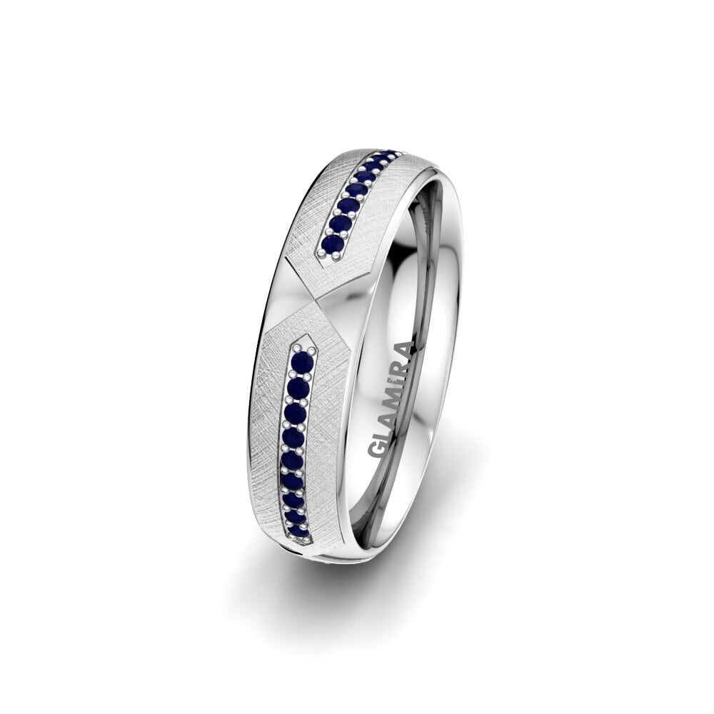 Sapphire Women's Wedding Ring Universe Birth 5 mm